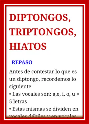 SILABASDIPTONGOSTRIPTONGOSHIATOSAGUDASGRAVESESDRRA android App screenshot 7